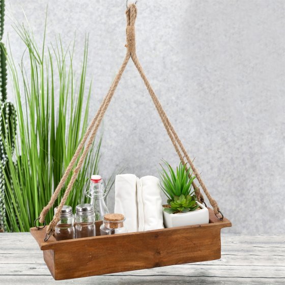 Holzkiste Ziegelform zum Hängen 