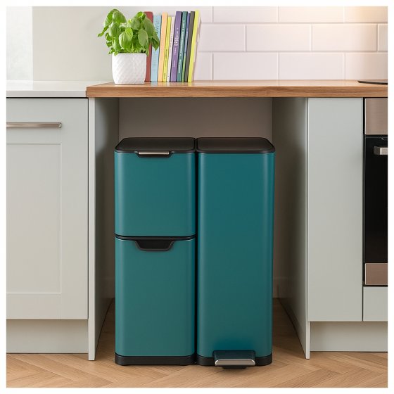 Mülltrennsystem Jannik 60 Liter Türkis 