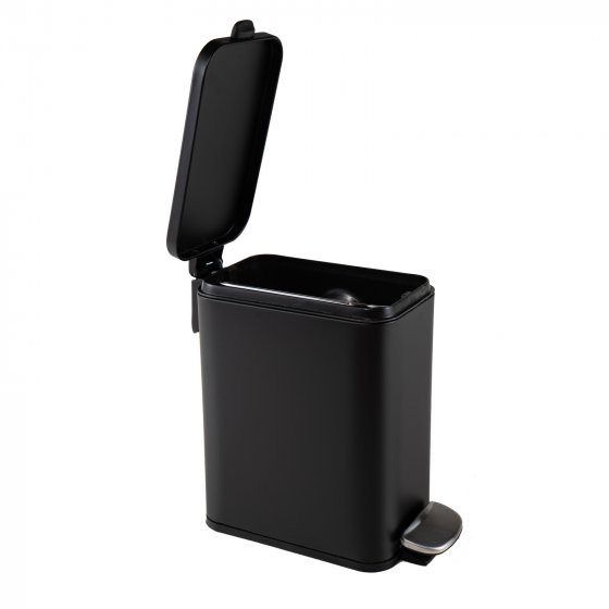 Pedalmülleimer Modern 5 Liter Schwarz 