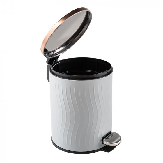 Treteimer Jannik 5 Liter Grau Kupfer