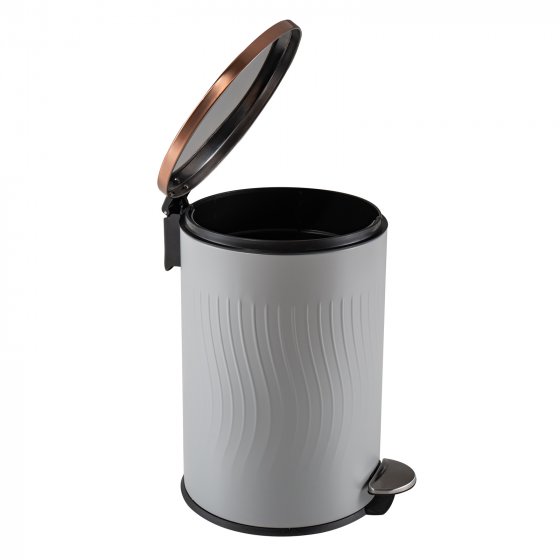 Treteimer Jannik 20 Liter Grau Kupfer 