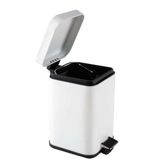 Treteimer eckig Jannik 3 Liter Weiß 