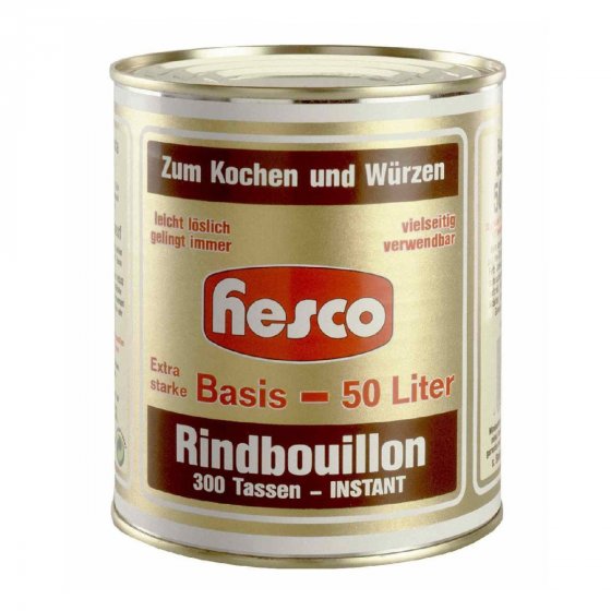 Hesco Rindbouillon zum Kochen Würzen für Suppen und Saucen 1000g 