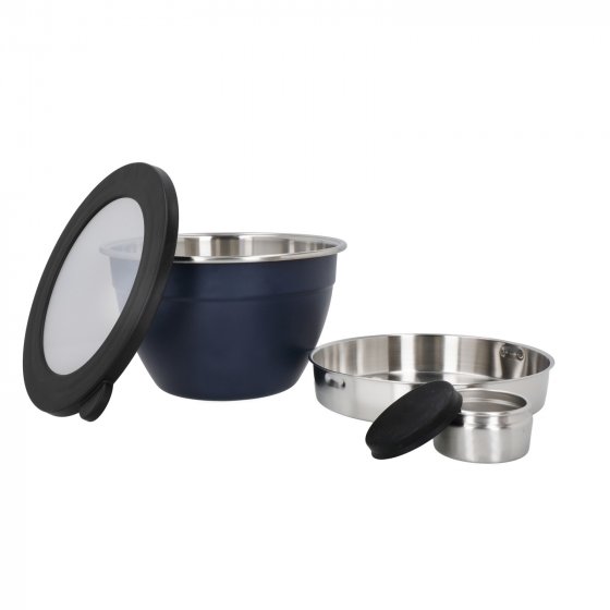 Salatschüssel-Set 1,9 Liter Azurblau 