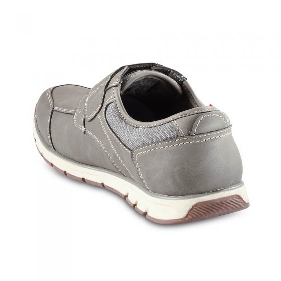 Komfort Klettslipper, grau 43 | Grau