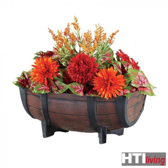 Pflanzkübel Fass 2er-Set Nessa 