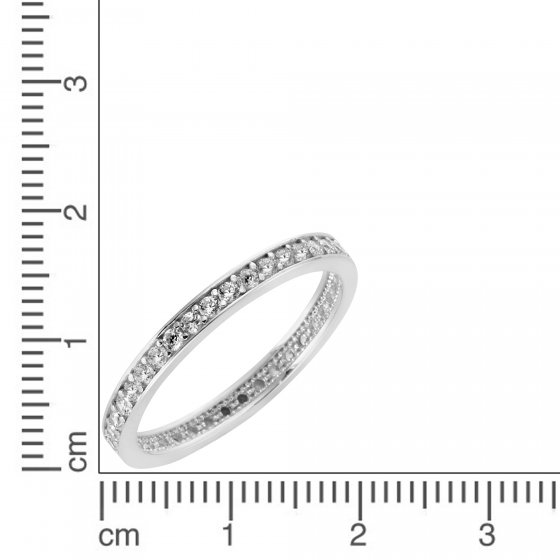 Ring Gold 375 Zirkonia weiß 