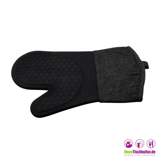 Topfhandschuh Jeans Schwarz 