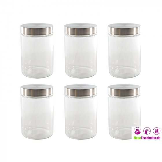 Vorratsdosenset 6 Stück 