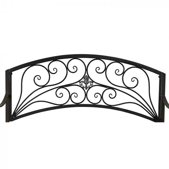 Metallbank in Rostoptik 