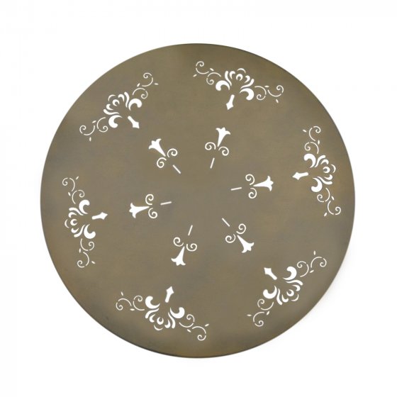 Runder nostalgischer Metalltisch Lily 