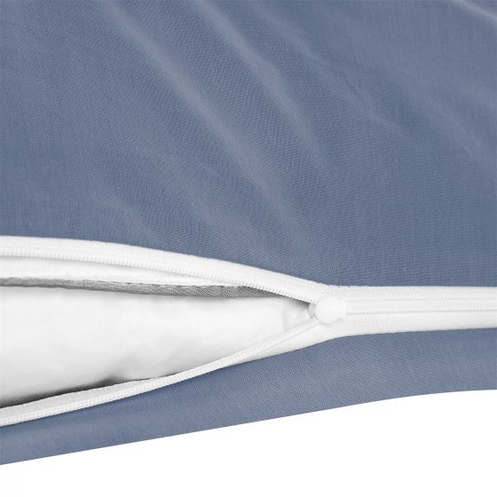 Kissenhülle 2er Set 80 x 80 cm Jeansblau