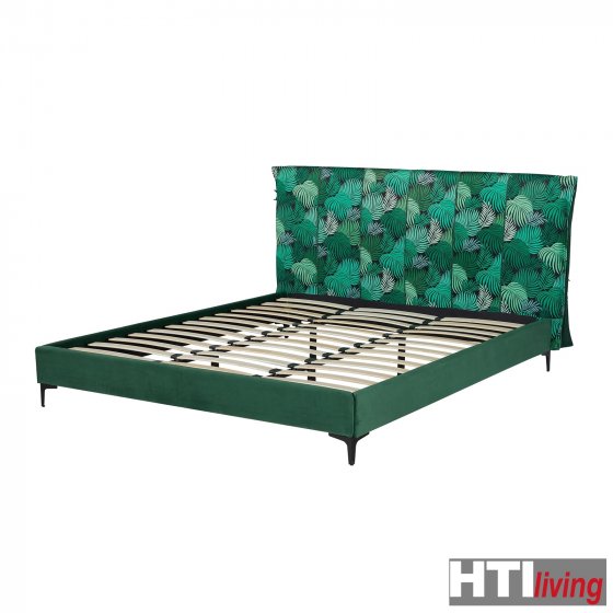 Doppelbett 180 x 200 cm Roxbury Leaf Grün