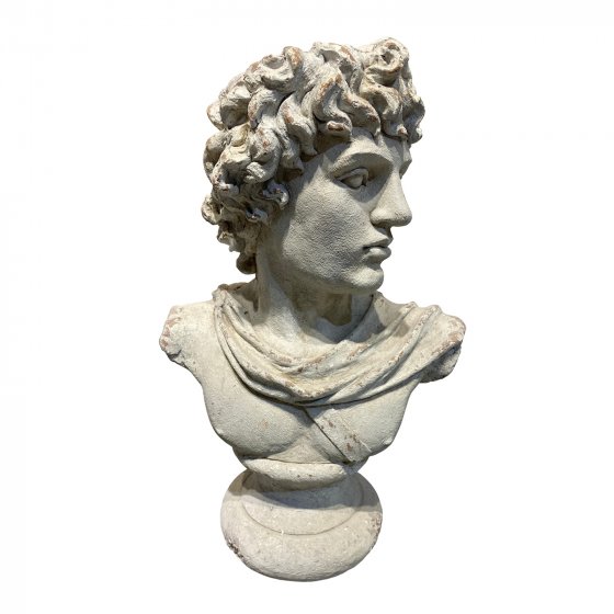 Pflanzgefäß Apollon Büste Ares 