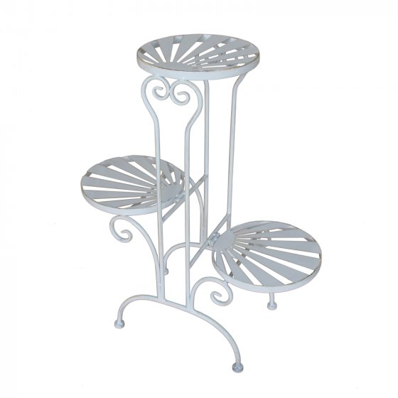 Pflanzenständer CELIA Blumentreppe im Vintage-Stil mit 3 Ebenen 