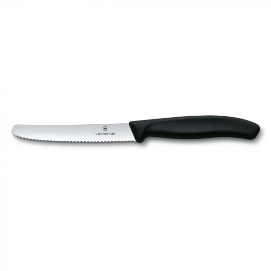 Brötchenmesser Tomatenmesser Schwarz