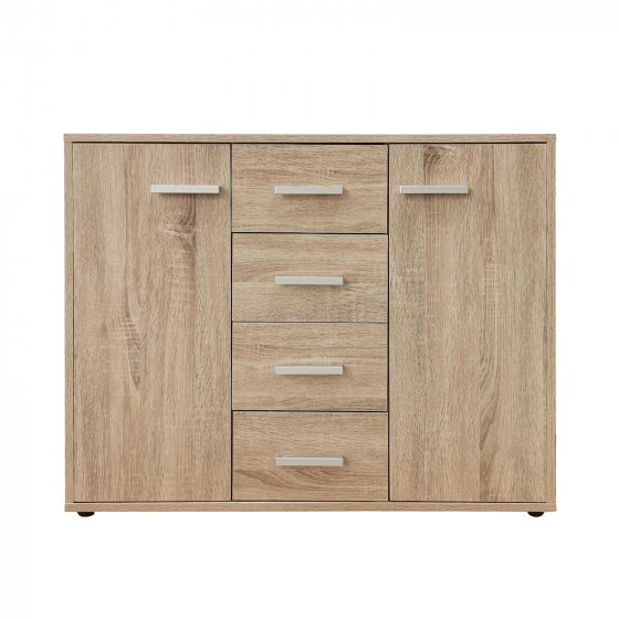 Sideboard Nina mit 4 Schubladen Sonoma 