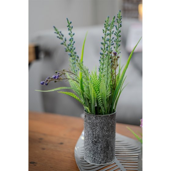 Kunstblume Lavendel in Vase Leilani 