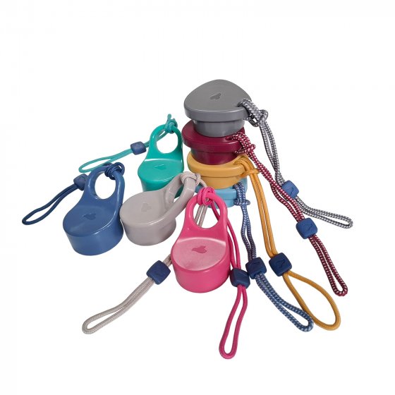 Trinkflasche In Giro To Go mit farbigen Schraubdeckel 