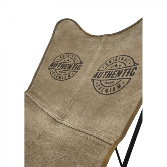 Sessel Canvas Braun