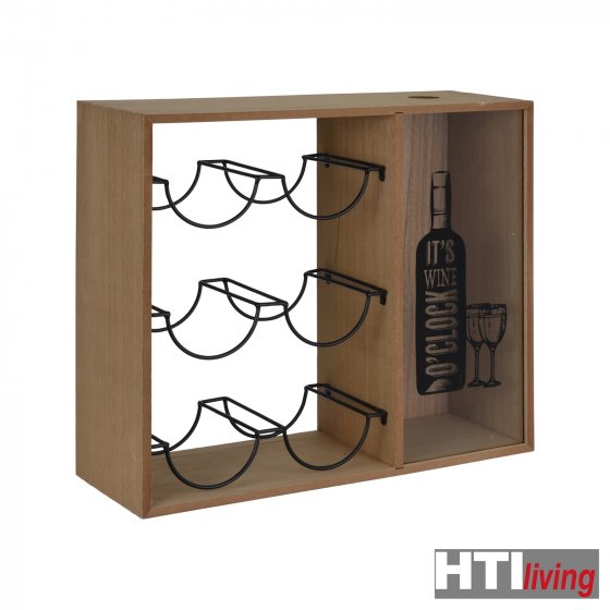 Weinregal mit Korken-Sammler 