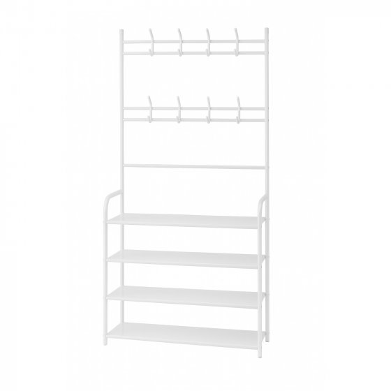 Multifunktionale Garderobe mit Schuhregal platzsparend, modern und praktisch 