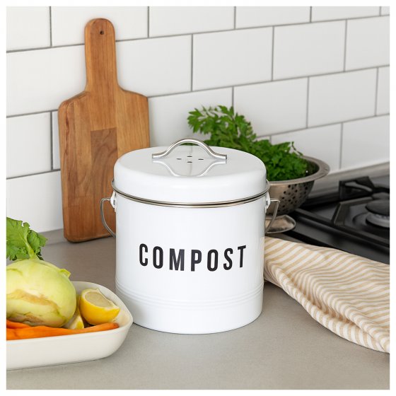 Komposteimer mit Aktivkohlefilter Landhaus 