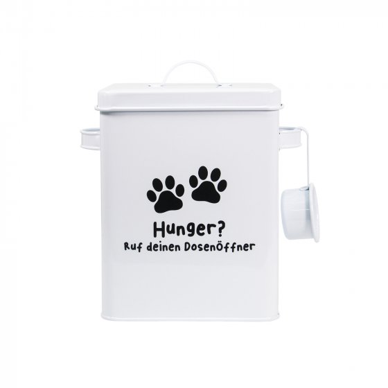 Vorratsdose Tierfutter mit Dosierlöffel Landhaus 