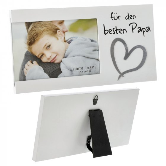 Bilderrahmen 15 x 10 mit Spruch "Für den Besten Papa"