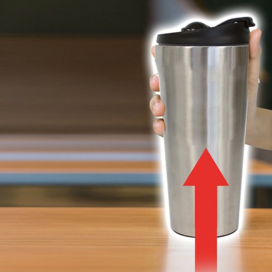 Standfester Thermobecher
