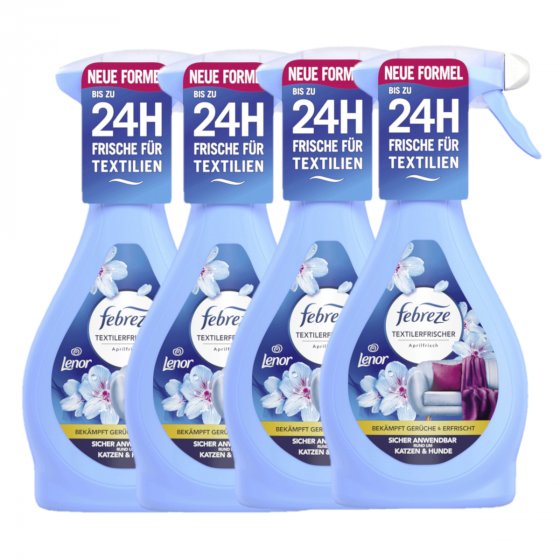 Febreze Textilerfrischer Lenor Aprilfrisch Raumduft 500ml 4er Pack 