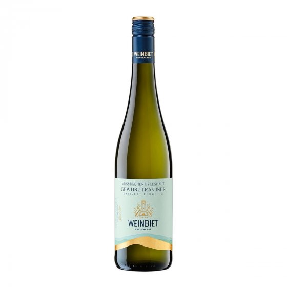 Weinbiet Gewürztraminer Kabinett fruchtig Mussbacher Eselshaut 750ml 