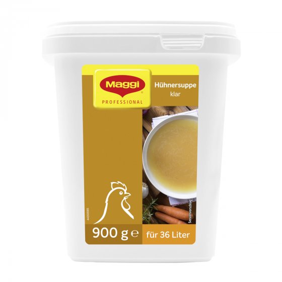 Maggi Professional Hühnersuppe klar ergibt 36 Liter Packung 900g 