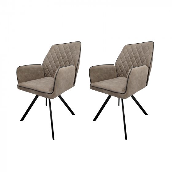 Esszimmerstuhl Tumalo Braun 2er-Set 