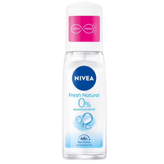Nivea Deo Zerstäuber Fresh Natural 48h effektiver Schutz 75ml 6er Pack 