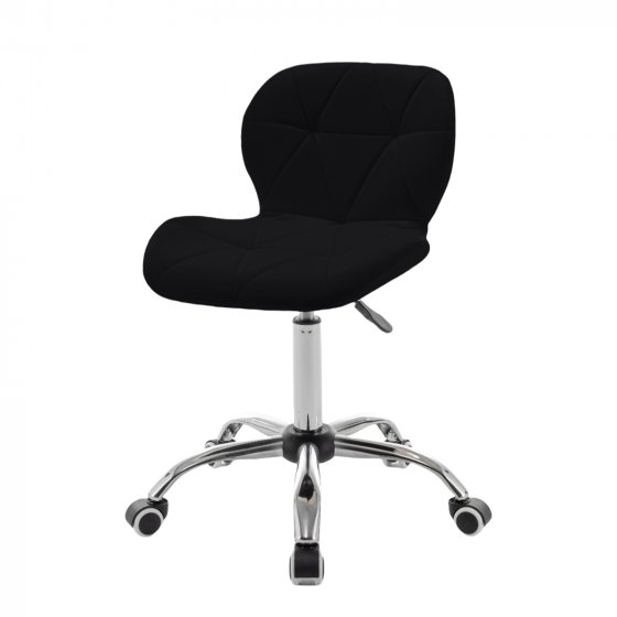 Drehstuhl Neville Kunstleder Schwarz 