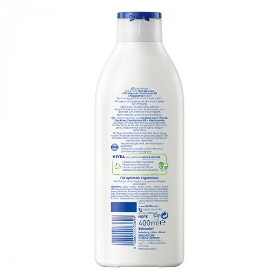 Nivea Body Repair Care Body Lotion für trockene Haut 400ml 