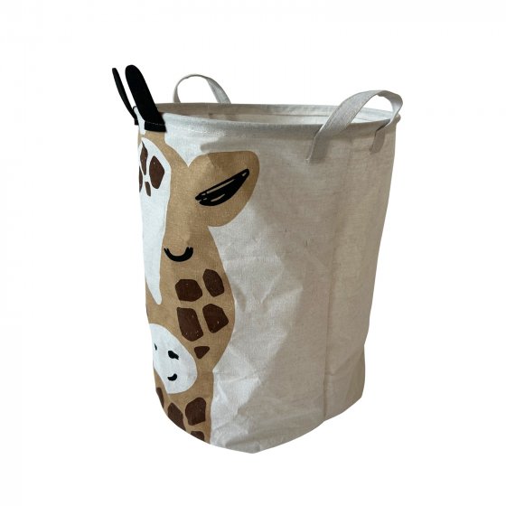 Wäschesammler 43 Liter Giraffe rund