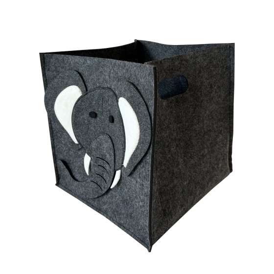 Aufbewahrungskorb Elefant eckig