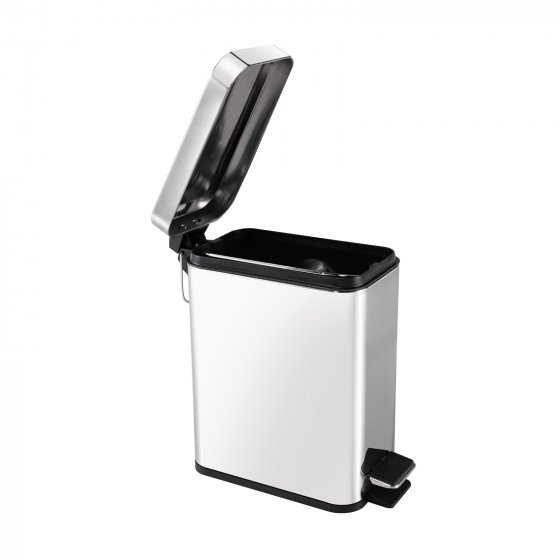Abfalleimer 5 Liter Silber Modern 