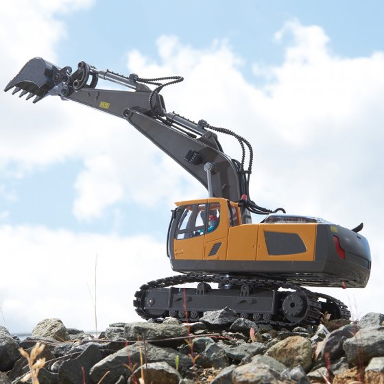 Funkgesteuerter Bagger