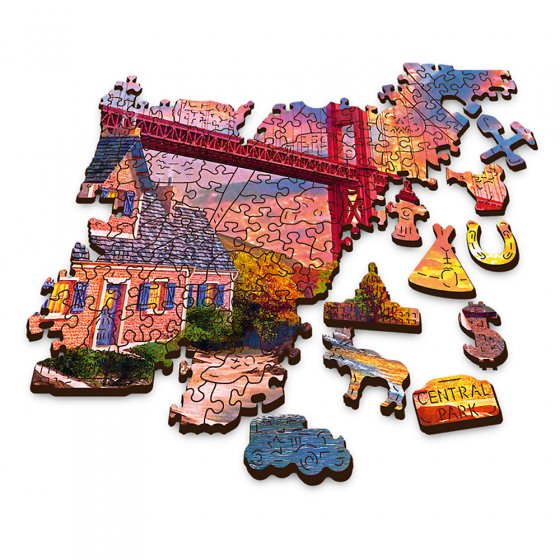 Holz-Puzzle „Sonnenuntergang” 
