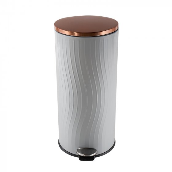 Mülleimer 30 Liter Grau/Kupfer Jannik 