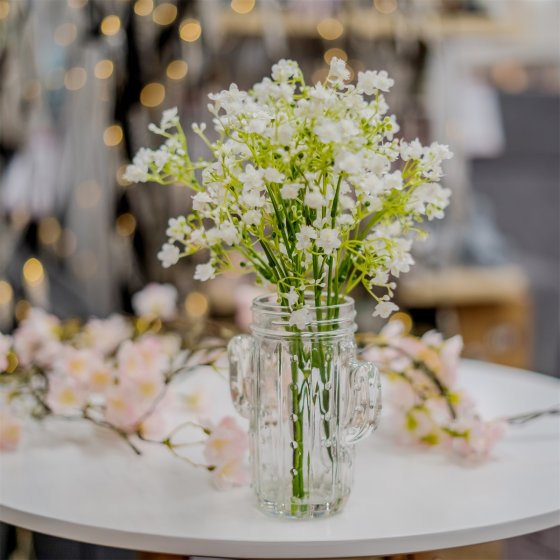 Künstlicher Frühlingsstrauß in Vase Flora