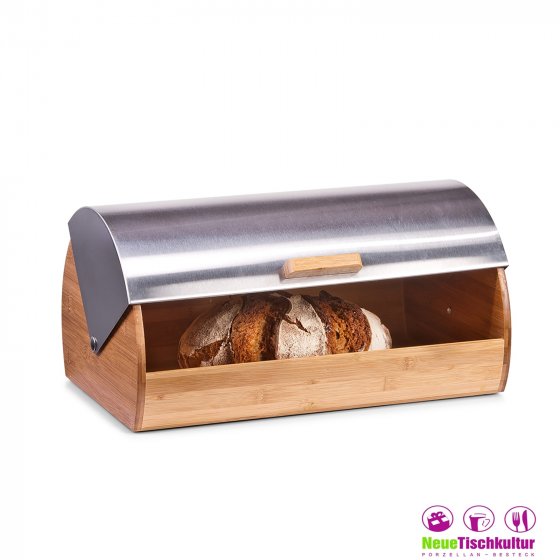 Brotkasten Bambus, Edelstahl 