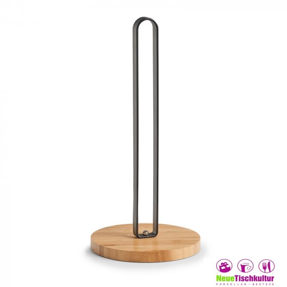 Küchenrollenhalter Bambus, Metall 