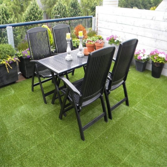 Kunstrasenplatte 9-teilig Nessa Klick 