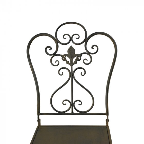 Gartenstuhl 2er Set Lily Braun 