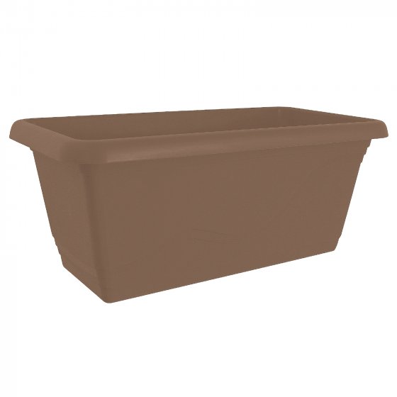 Blumenkasten mit Wasserspeicher 40 cm 4er Set Taupe 