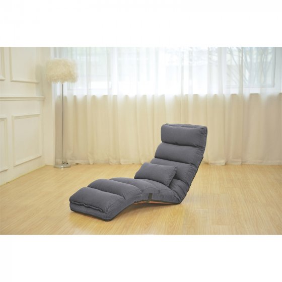 Relaxliege Maribel Velvet Grau